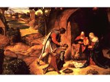 The Adoration of the Shepherds, by Giorgione, c.1505/10 - Samuel H. Kress Collection